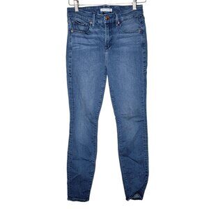 Good‎ American 2 / 26 Medium Wash Blue Skinny High Rise Women's Denim Jeans